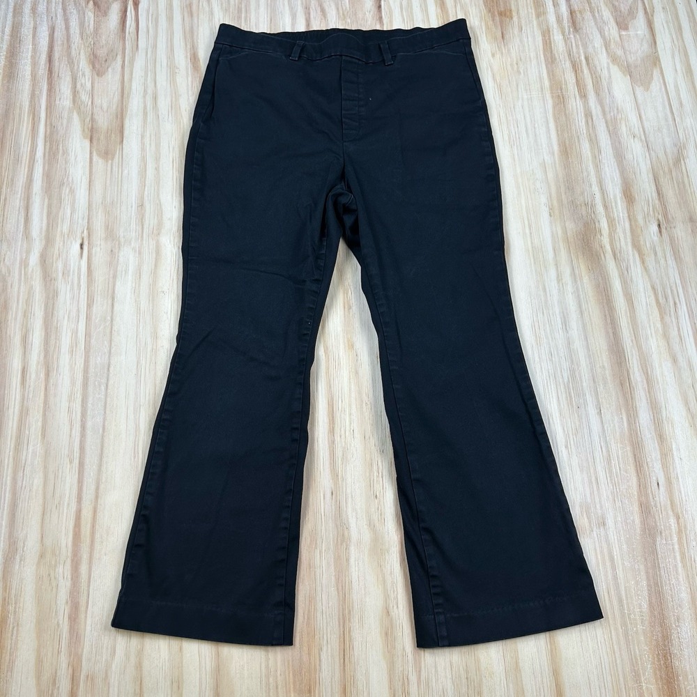 Uniqlo HEATTECH Women's‎ Black Crop Flare Pants Size XL Cute Date Night